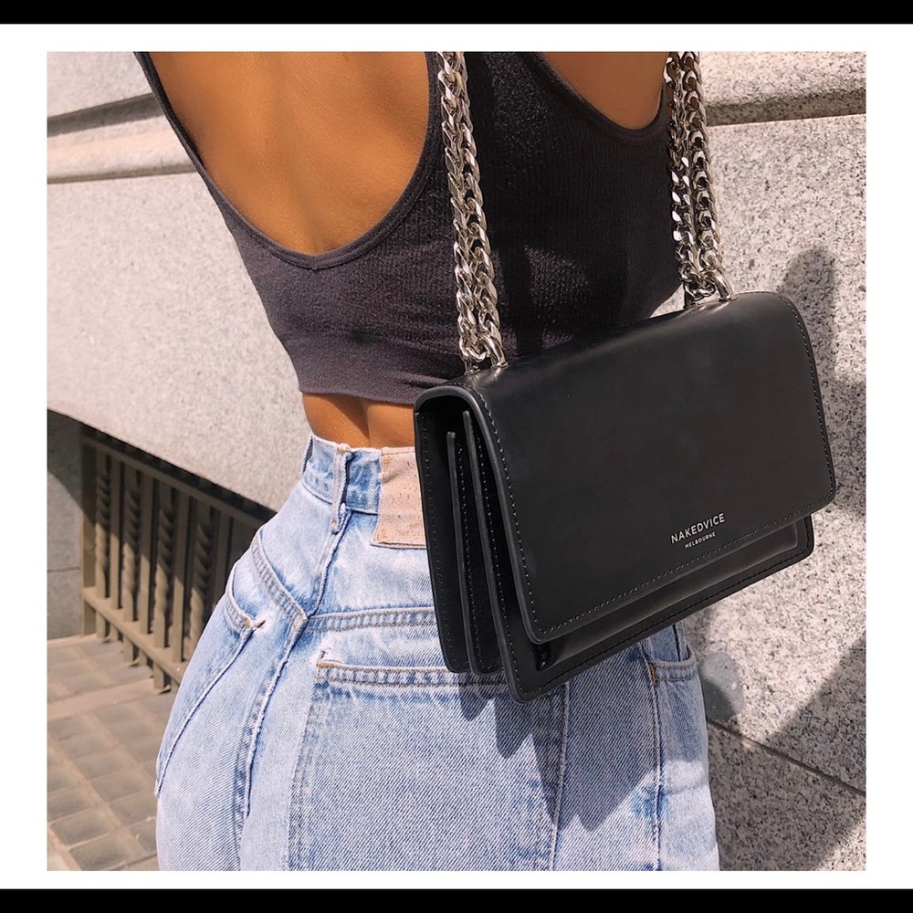 **BRAND NEW** Nakedvice The Regis Silver Side Bag